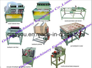 China Automatic Wooden Bamboo Toothpick Stick Making Machine