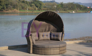 by-422 Outdoor Daybed Combined with Disassembling Folding Tent