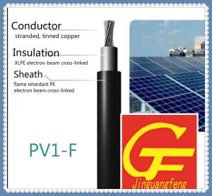 Solar System 10mm 6mm 4mm PV Solar Cable